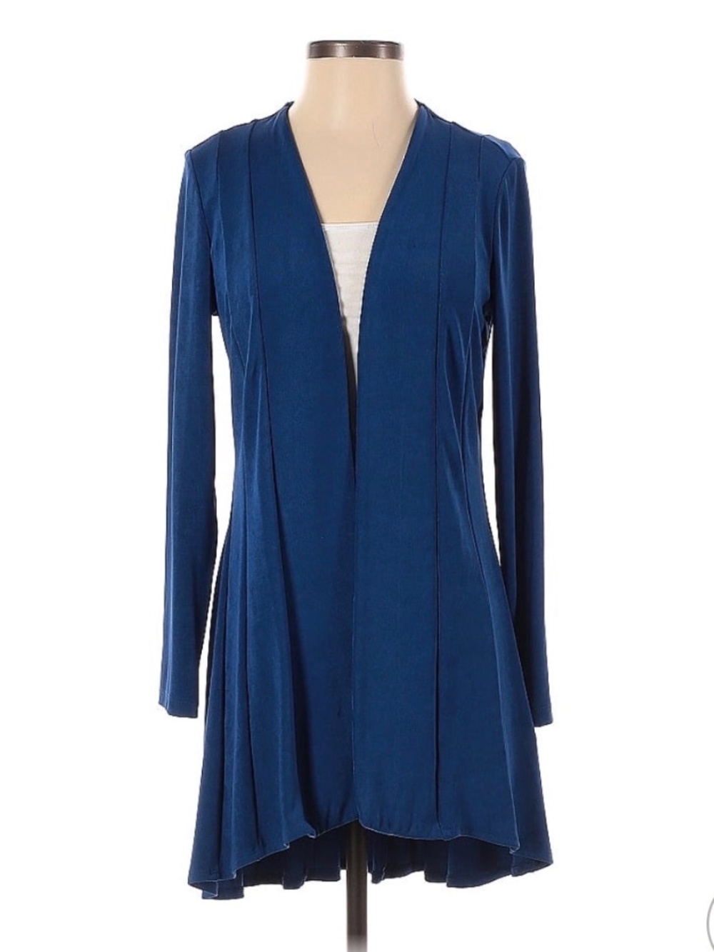 Chicos beautiful blue open front knit Cardigan— Size 0 (small)